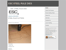 Tablet Screenshot of escutters.co.uk